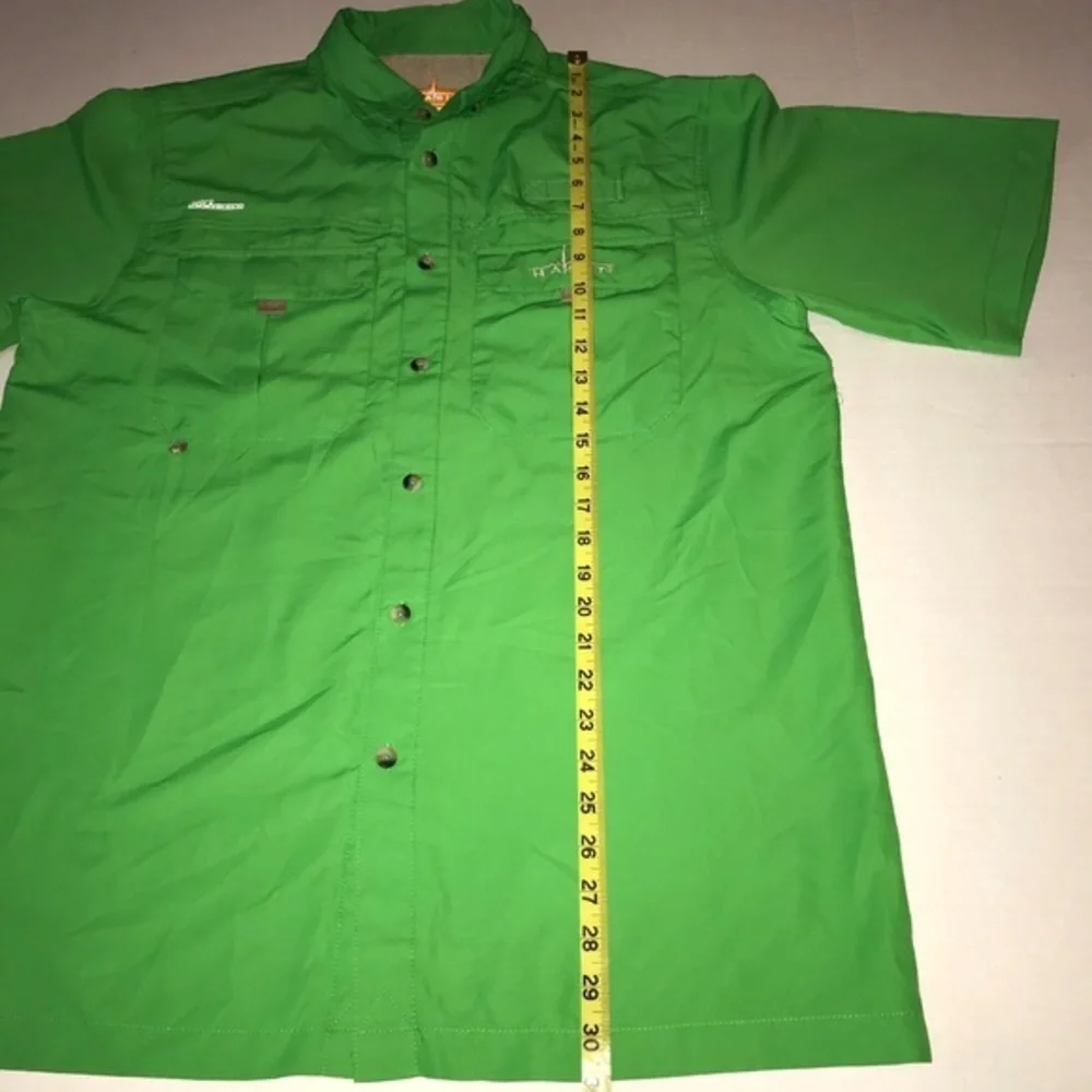 Habit‎ Vented Short Sleeve River Shirt Green Size M